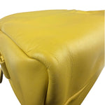 Prada Yellow Leather Padded Nappa Signaux Shoulder Bag