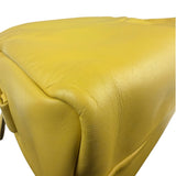 Prada Yellow Leather Padded Nappa Signaux Shoulder Bag