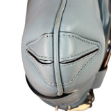 Gucci Blue Leather Horsebit Chain Shoulder Bag