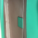 Gucci GG Green Matisse Leather Flap Shoulder Bag