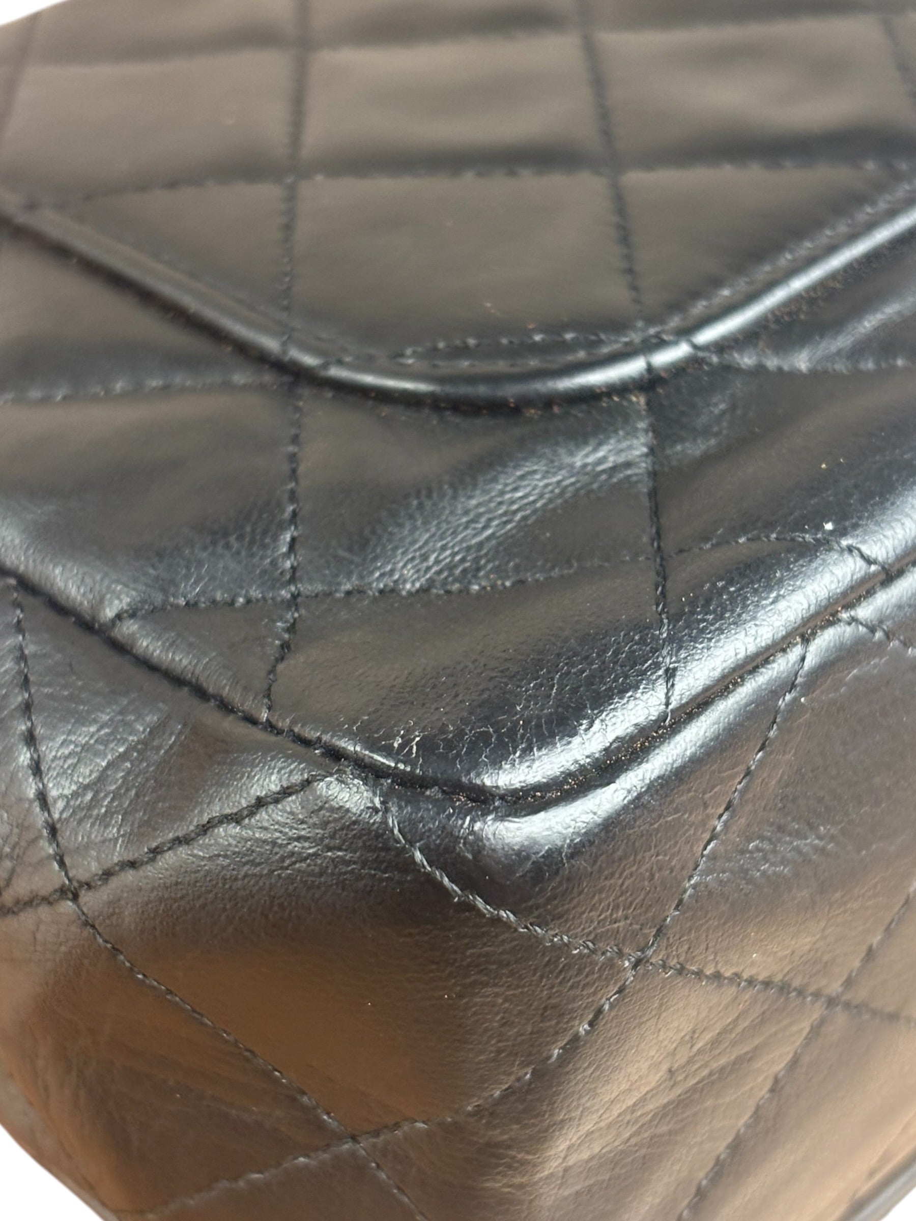 Chanel Black Small Quilted Flap Shoulder Bag 86-88
