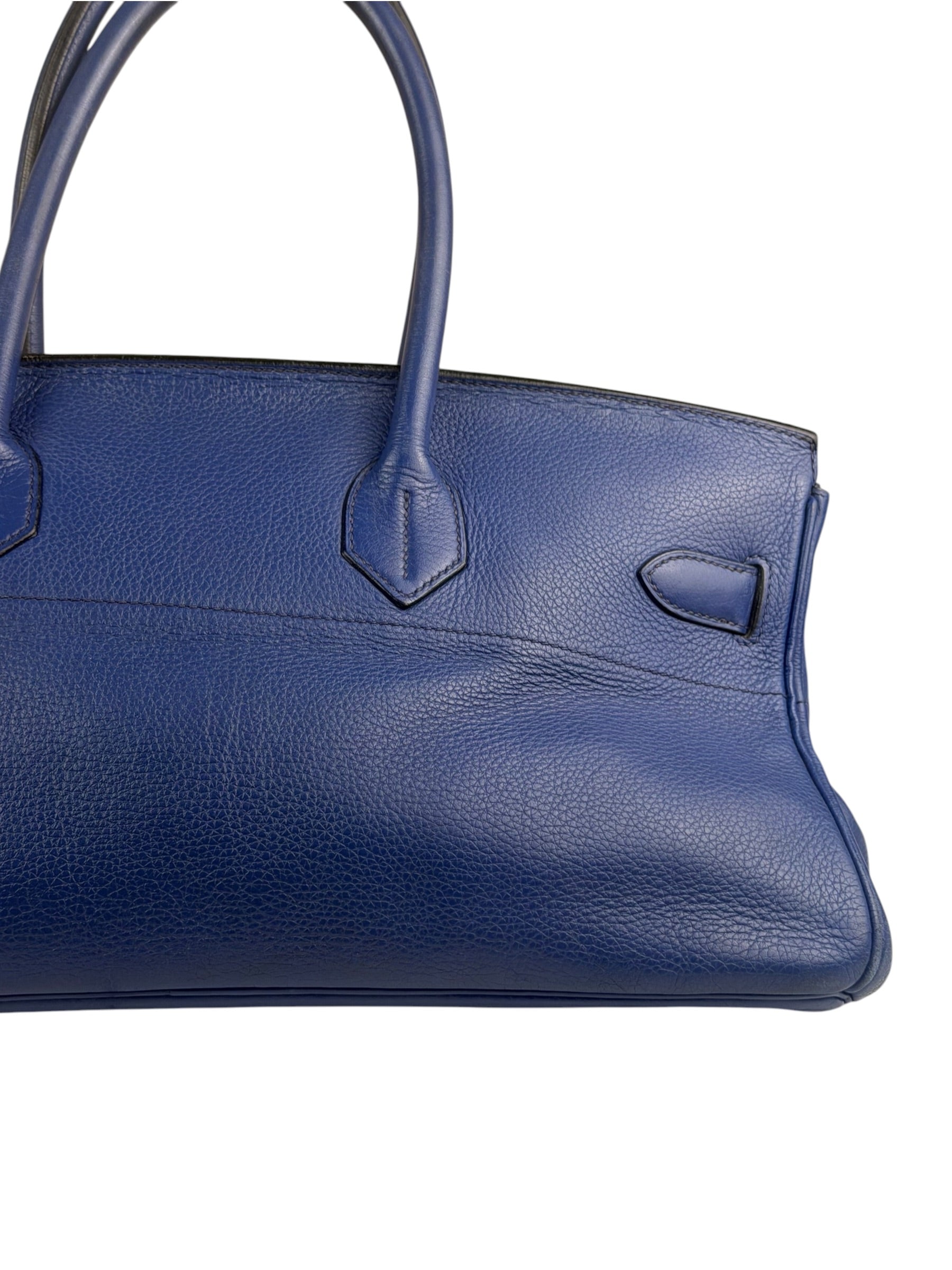 Hermes Blue Clemence Leather JPG Birkin 42 Palladium 2006