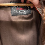 Vintage Kings Tailor Brown Mink Fur Mid Length Coat