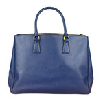 Prada Blue Galleria Saffiano Leather Tote