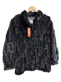 Vintage Pita Black Mink/Persian Lamb Fur Coat