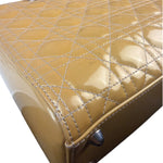 Christian Dior Gold Patent L Lady Dior