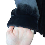 Vintage Dark Blue Mink Mid Length Fur Coat