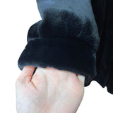 Vintage Dark Blue Mink Mid Length Fur Coat