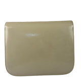 Celine Light Beige Patent Leather Classic Box Shoulder Bag