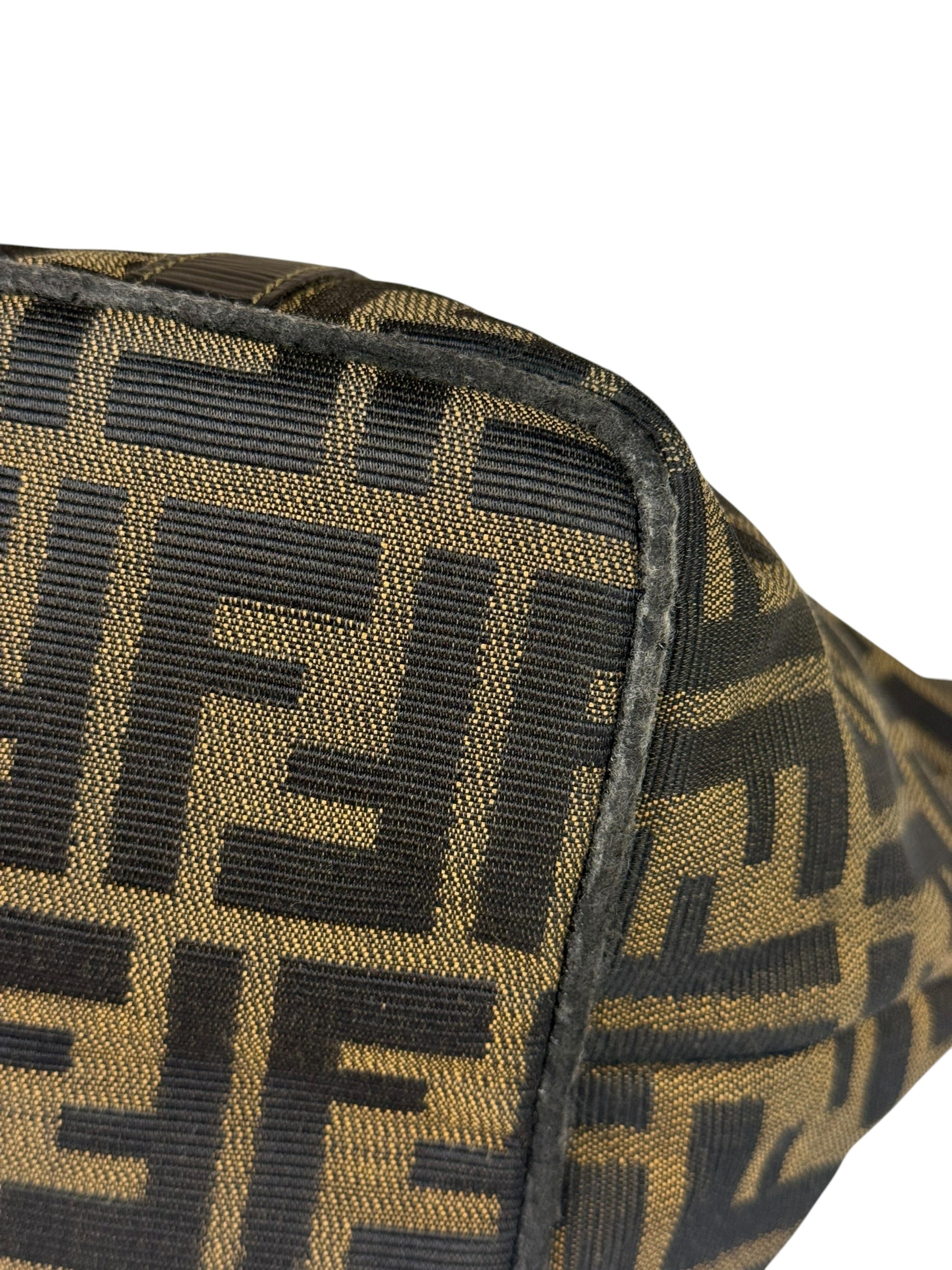 Fendi FF Vintage Zucca Print Top Handle Tote