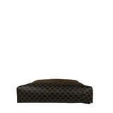 Celine Bicolor Leather Macadam Canvas Tote Bag