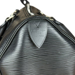 Louis Vuitton Black Epi Speedy 25