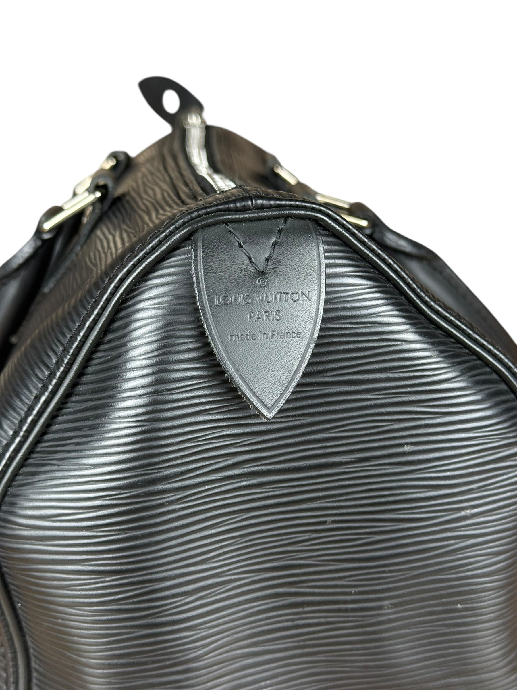 Louis Vuitton Black Epi Speedy 25