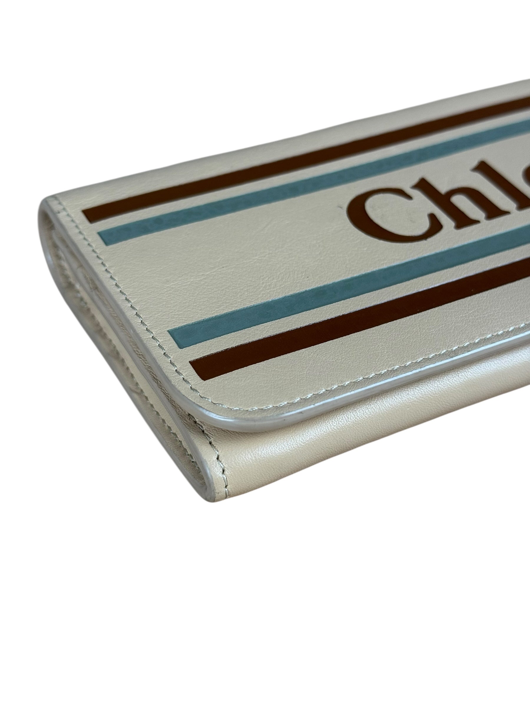 Chloé Vick Leather Long Wallet