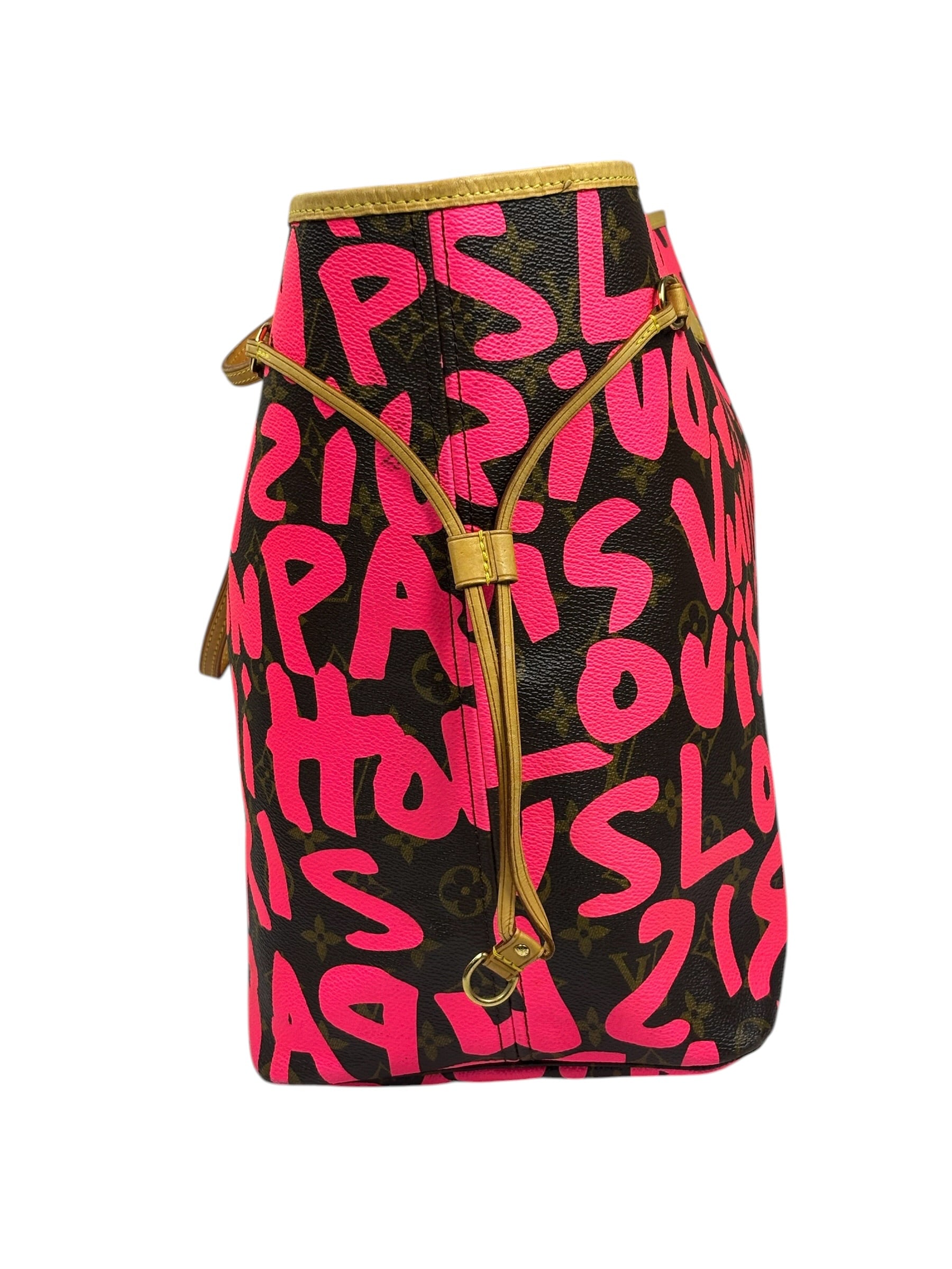 Louis Vuitton x Stephen Sprouse Graffiti Pink/Brown Monogram Neverfull GM