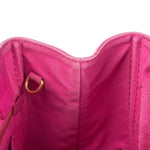 Prada Pink Canapa Canvas Handbag