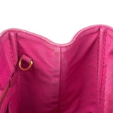 Prada Pink Canapa Canvas Handbag