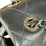 Chanel Black Leather Ultimate Stitch Single Flap Bag 2010