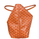 Goyard Saint Louis Orange Leather Tote Bag