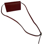 Gucci Red Micro GG Leather Crossbody Wallet
