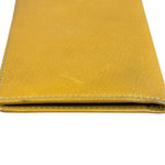 Loewe Yellow Leather Anagram Slim Bifold Long Wallet