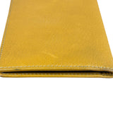 Loewe Yellow Leather Anagram Slim Bifold Long Wallet