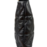 AllSaints Black Quilted Leather Edbury Shoulder Bag