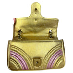 Gucci GG Metallic Marmont S Flap Bag