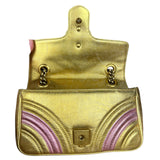 Gucci GG Metallic Marmont S Flap Bag