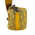 Christian Dior Yellow Oblique Canvas Lingot 22 Shoulder Bag