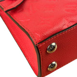 Louis Vuitton Red Monogram Empreinte Mini Pont-Neuf Two-Way Tote