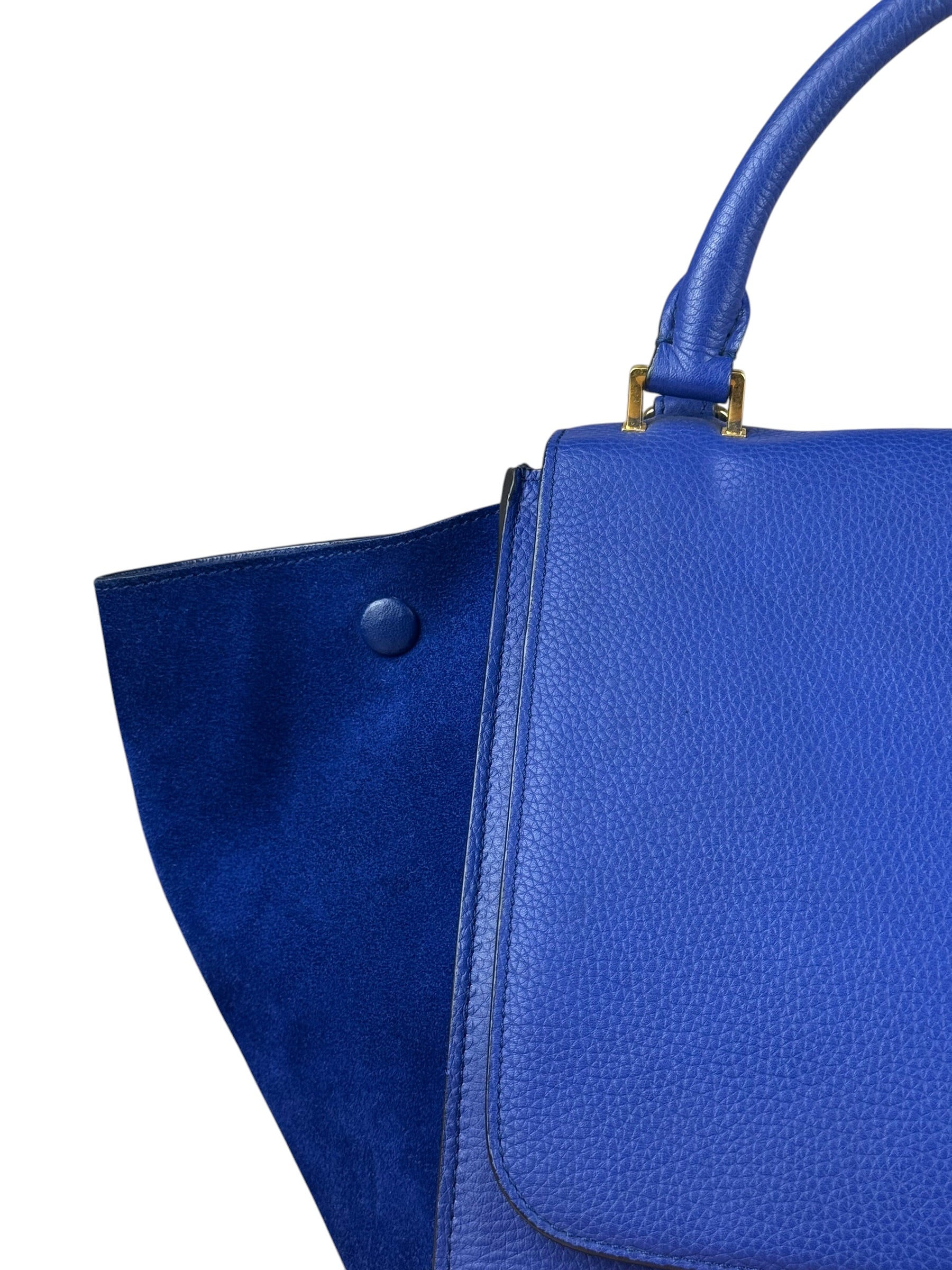Celine Blue Trapeze Two-Way Bag