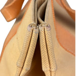 Hermes Bicolor Woven Cotton Bora Bora Canvas Tote Bag PM