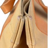 Hermes Bicolor Woven Cotton Bora Bora Canvas Tote Bag PM