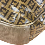 Fendi Vintage FF Brown PVC Handbag