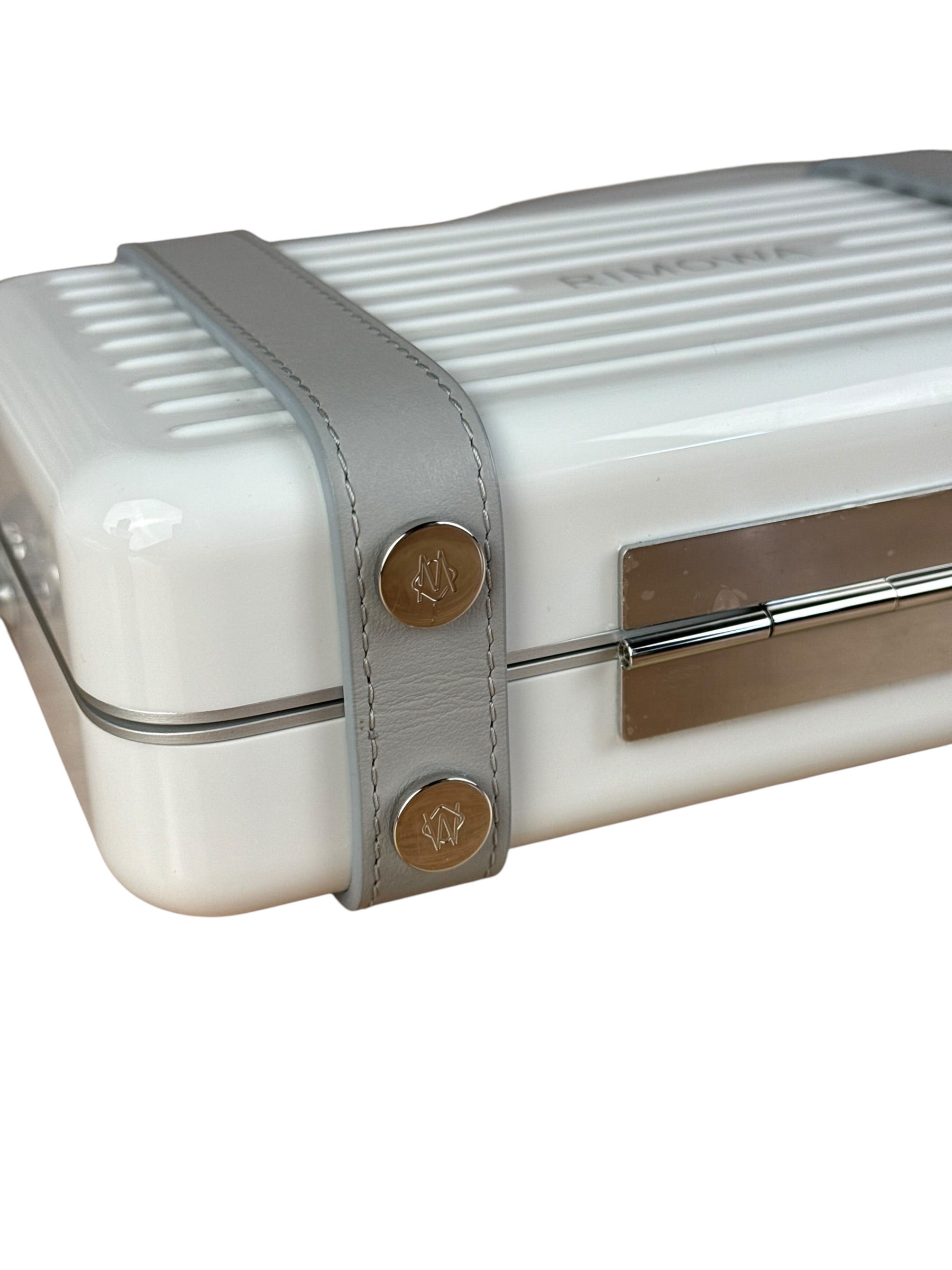 Rimowa Personal Polycarbonate Crossbody Clutch White