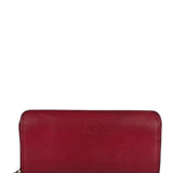 Loewe Pink Leather Anagram Long Wallet