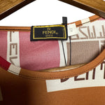 Fendi FF Logo Short Sleeve Top Pink
