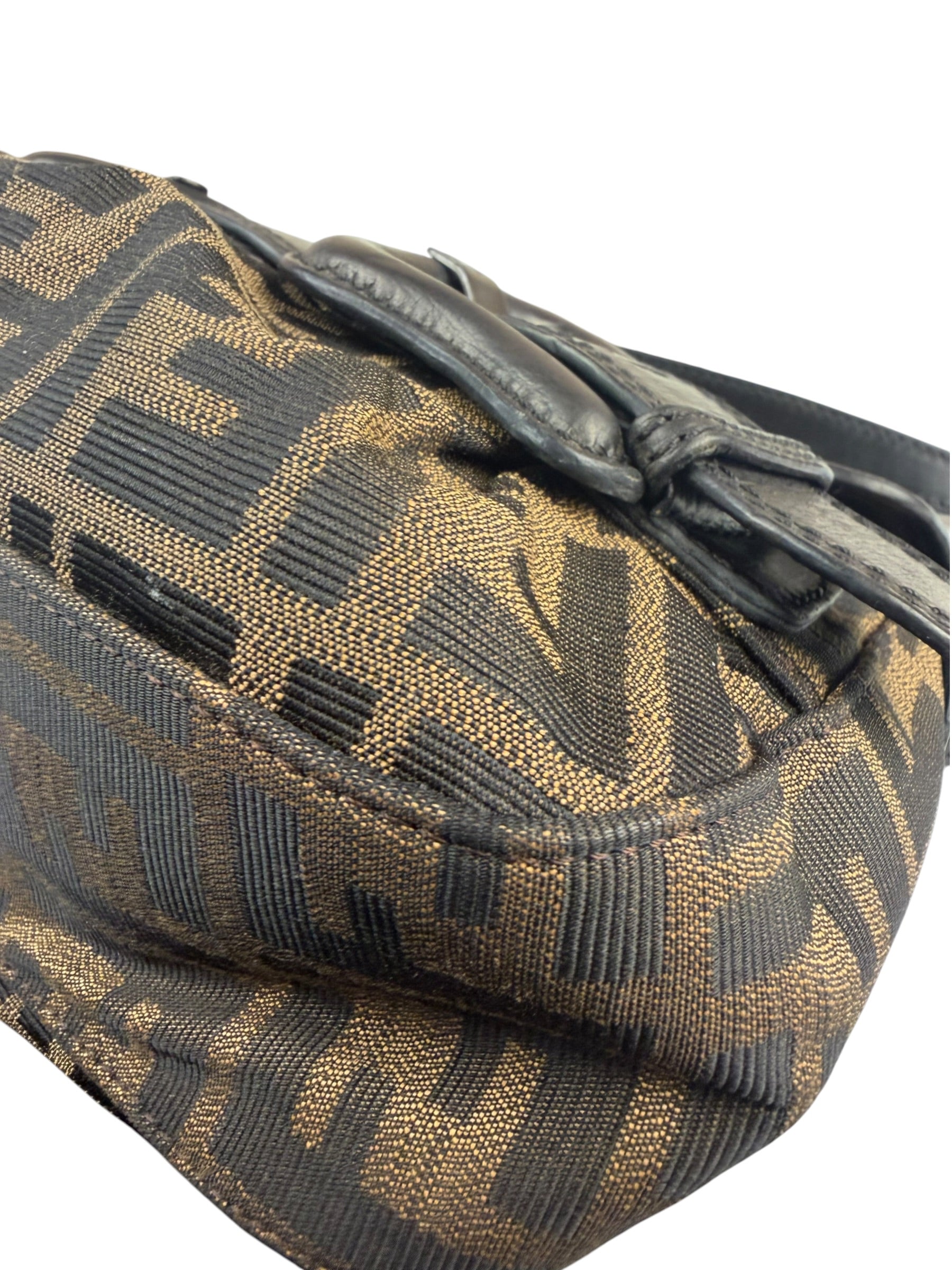 Fendi FF Zucca Vintage B Flap Shoulder Bag