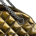 Chanel Metallic Gold Patent Leather Just Medemoiselle Bowling Bag 2011