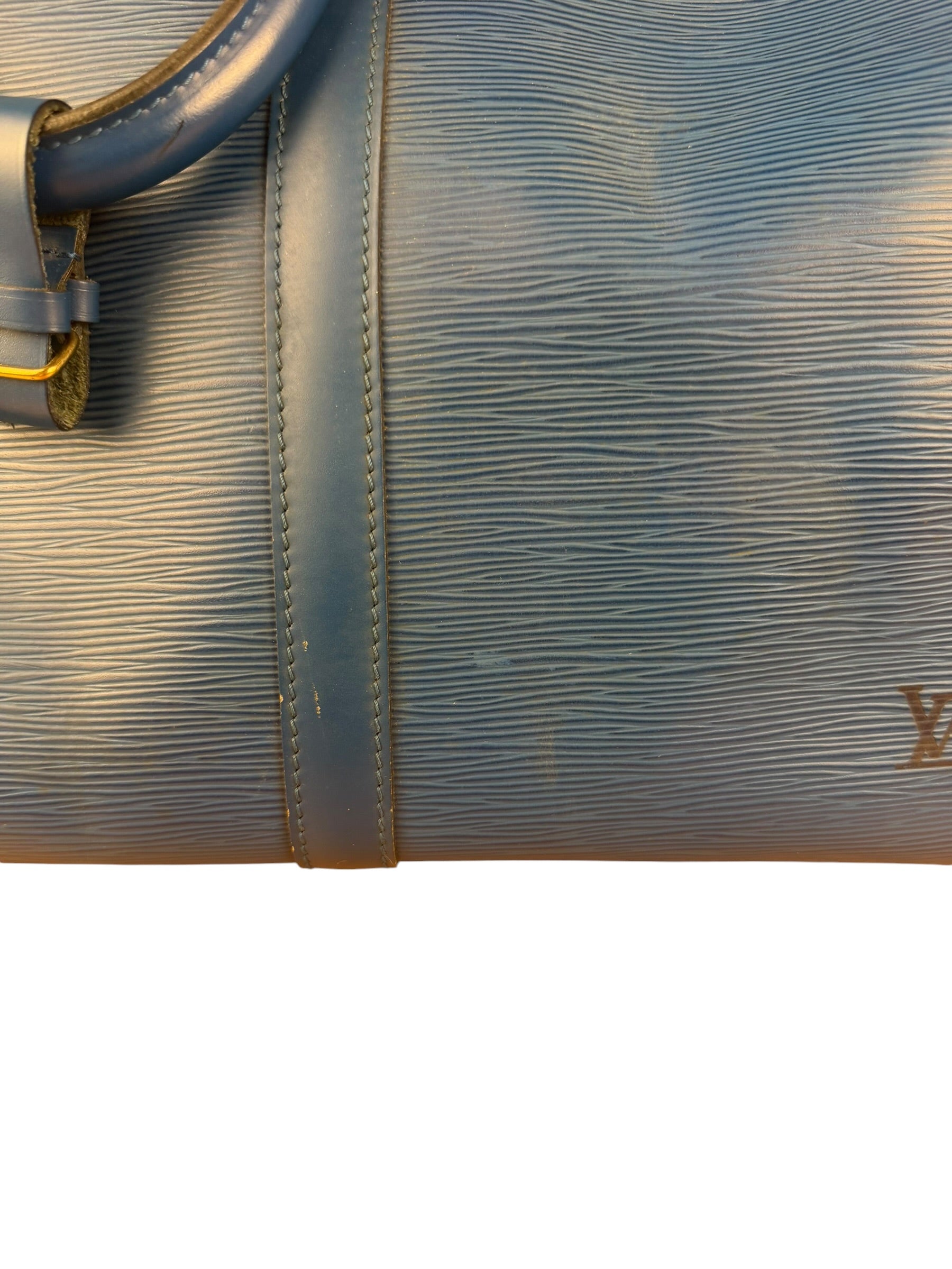 Louis Vuitton Vintage Blue Epi Leather Keepall