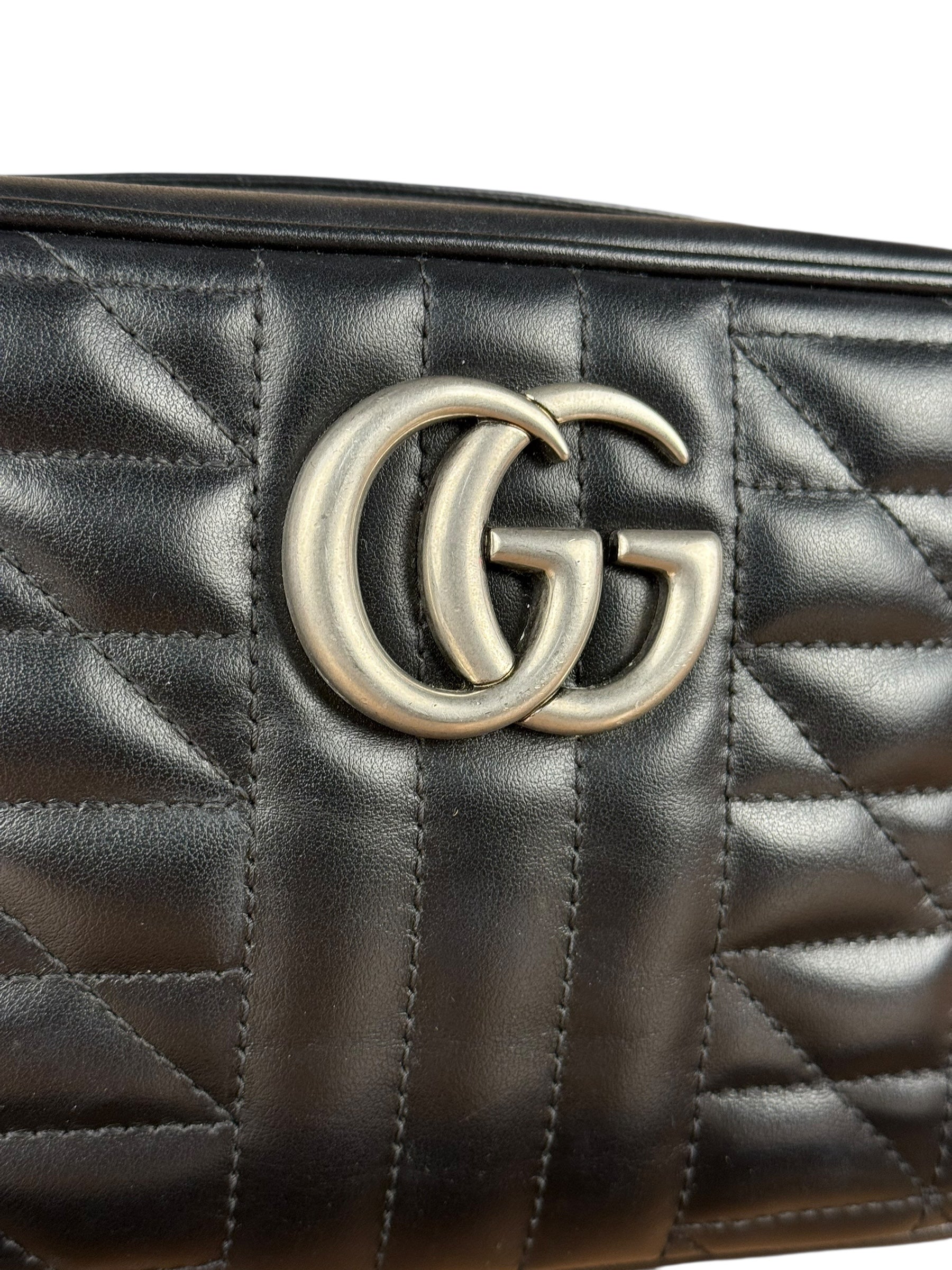 Gucci Matelasse Aria GG Crossbody Bag