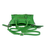Balenciaga Green Leather Small Le City Two-Way Bag