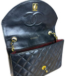 Chanel CC Black Classic Flap Bag 1988