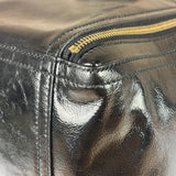 Yves Saint Laurent Black Patent Leather Downtown Tote