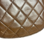 Chanel Brown Quilted Waist Bag 1990