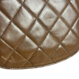 Chanel Brown Quilted Waist Bag 1990