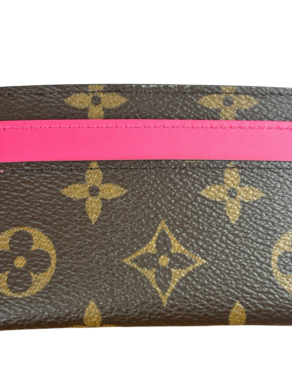Louis Vuitton Brown/Pink Monogram Card Holder