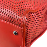 Chanel Red Perforated Leather Up in the Air 2Way Tote 2014