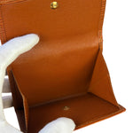 Louis Vuitton Brown Leather Elise Compact Wallet